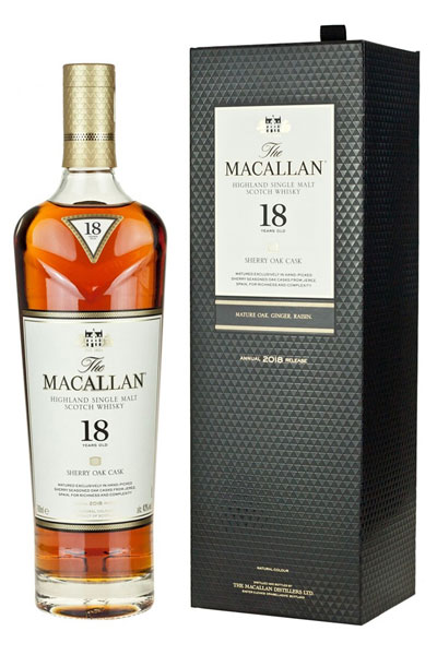 Macallan 18 years Sherry Oak