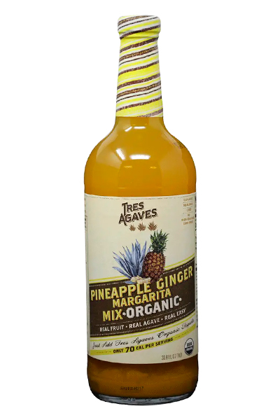 Tres Agave Pineapple Ginger Margarita Mix 1Lt