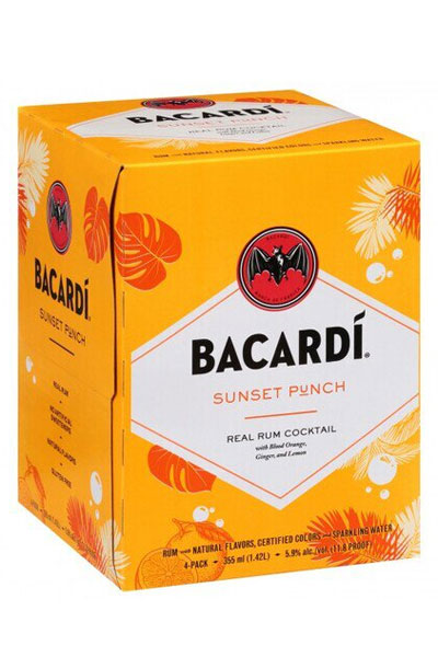 Bacardi Sunset Punch Cocktail 4pk