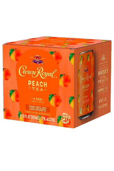 Crown Royal Peach Tea 4pk Cans