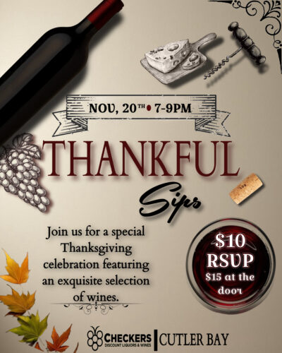 Thankful Sips Tasting