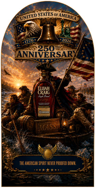Elijah Craig 250th AMERICUHHH toasted barrel